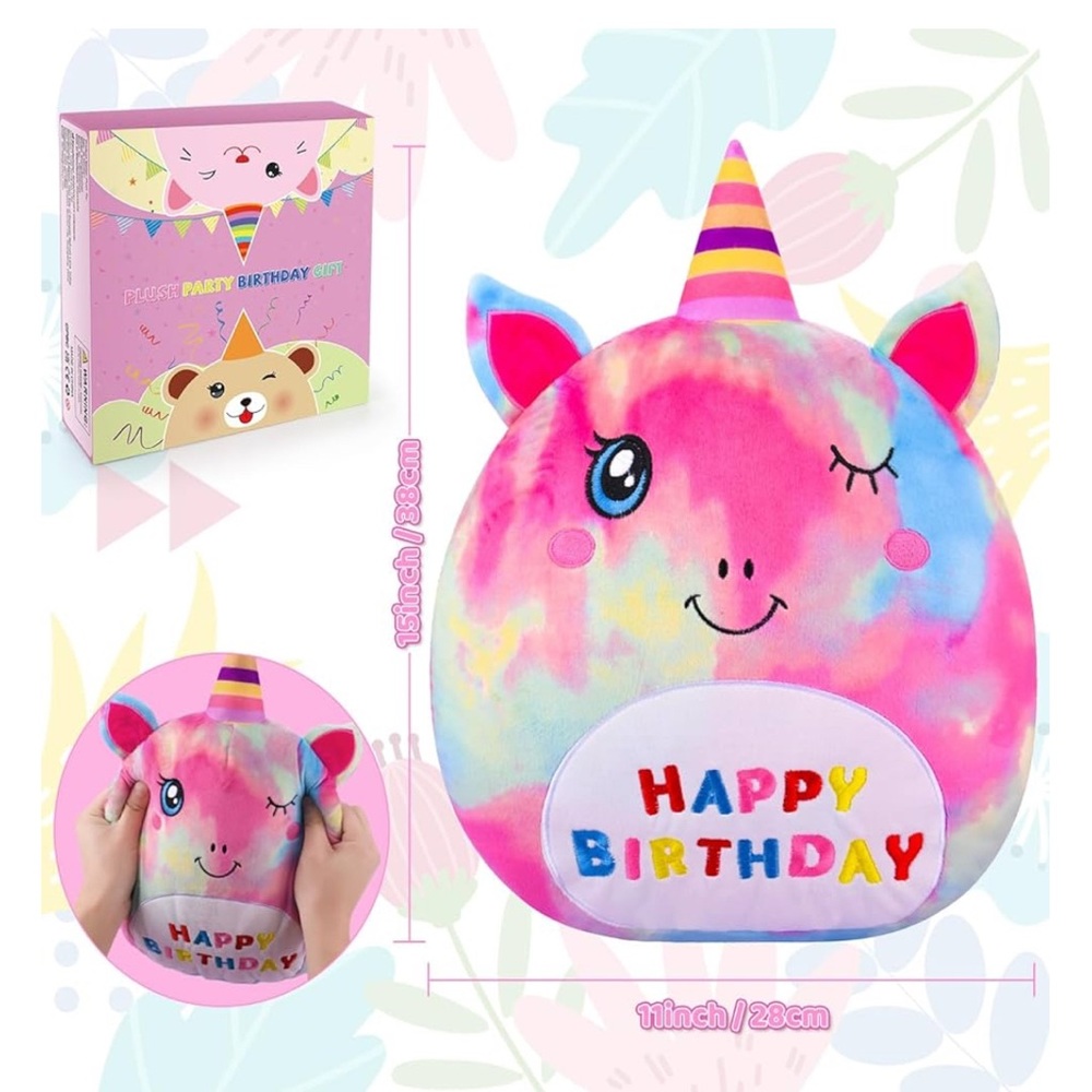 Plush Party Birthday Gift NIB